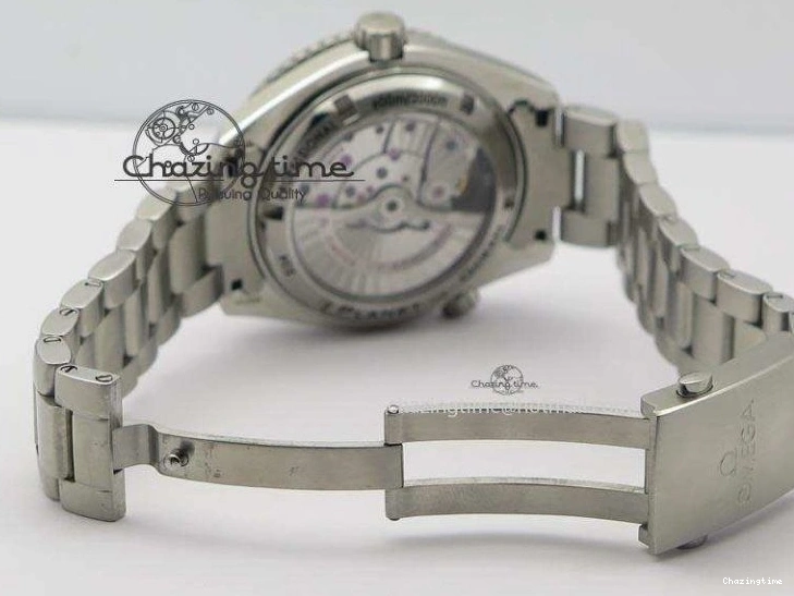 0127 Planet Ocean SS Bp Maker 45mm Orange Bezel On SS Bracelet A DailyWear 8216